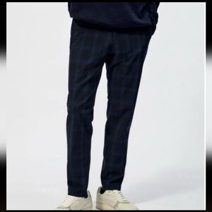 ZARA Men's Melange Blue Black Plaid Casual Pant 31